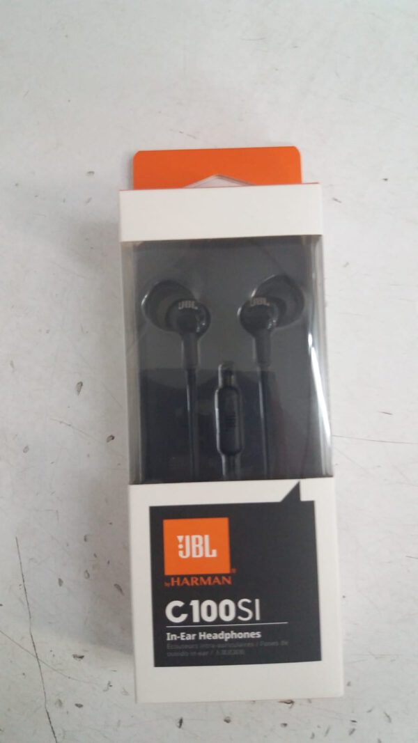 אוזניות JBL חוט C100 שחור